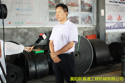 市電視臺關于&ldquo;永力通-新襄通扒渣機企業發展&rdquo;專題采訪